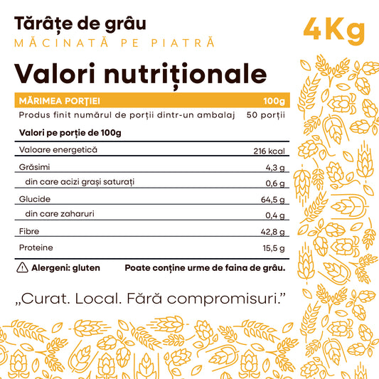 Tărâțe integrale de grâu