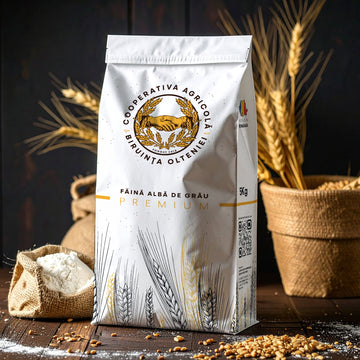 Făină albă de grâu PREMIUM (5 kg / 15 kg / 25 kg)