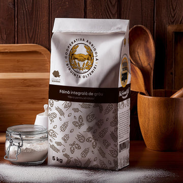 Făina integrală de grâu (5 kg / 25 kg)