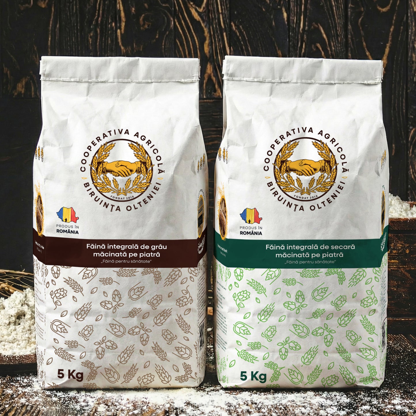 10kg Whole Grain Pack – (5kg Wheat + 5kg Rye)