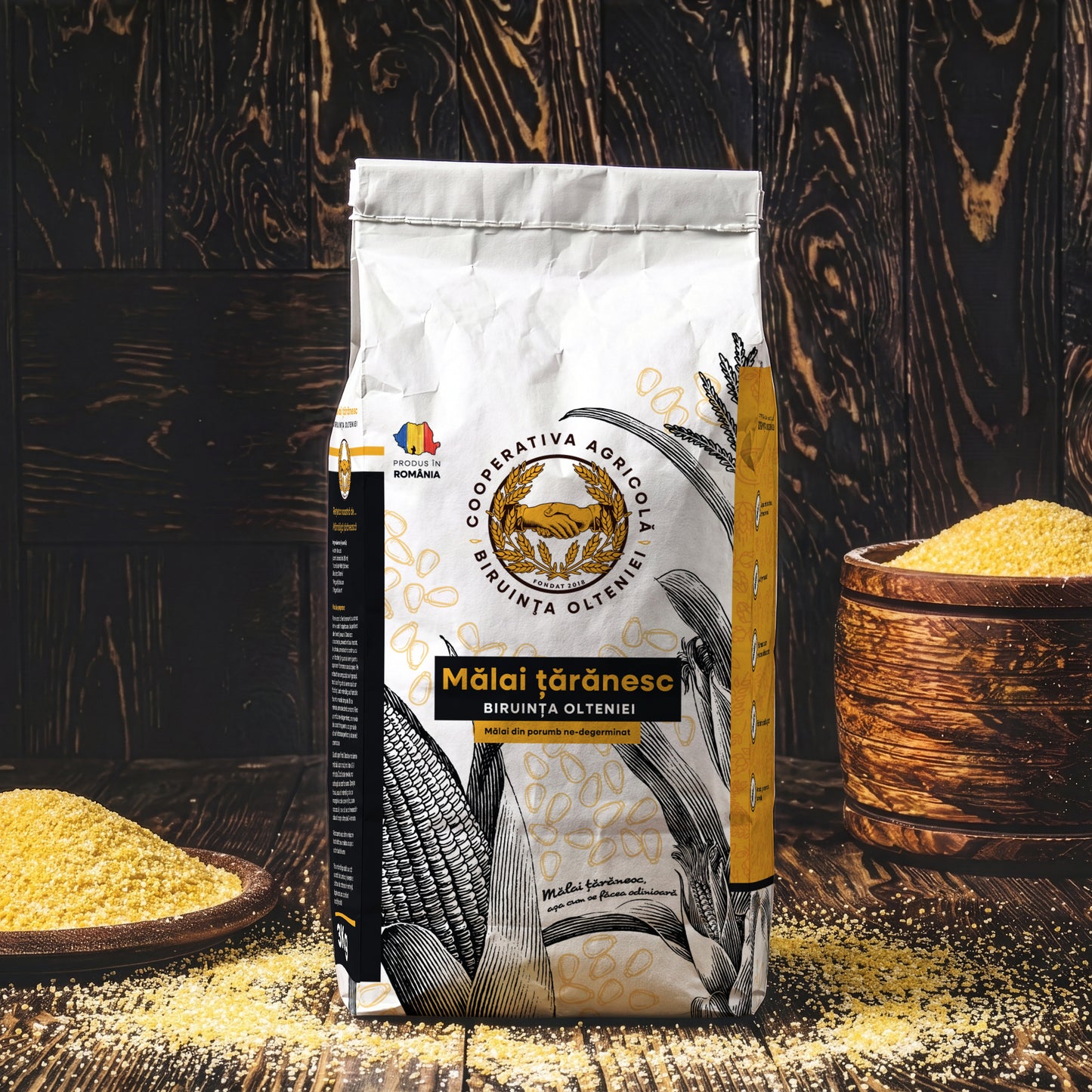 Traditional Romanian Cornmeal Biruința Olteniei 3 kg - Available this Autumn