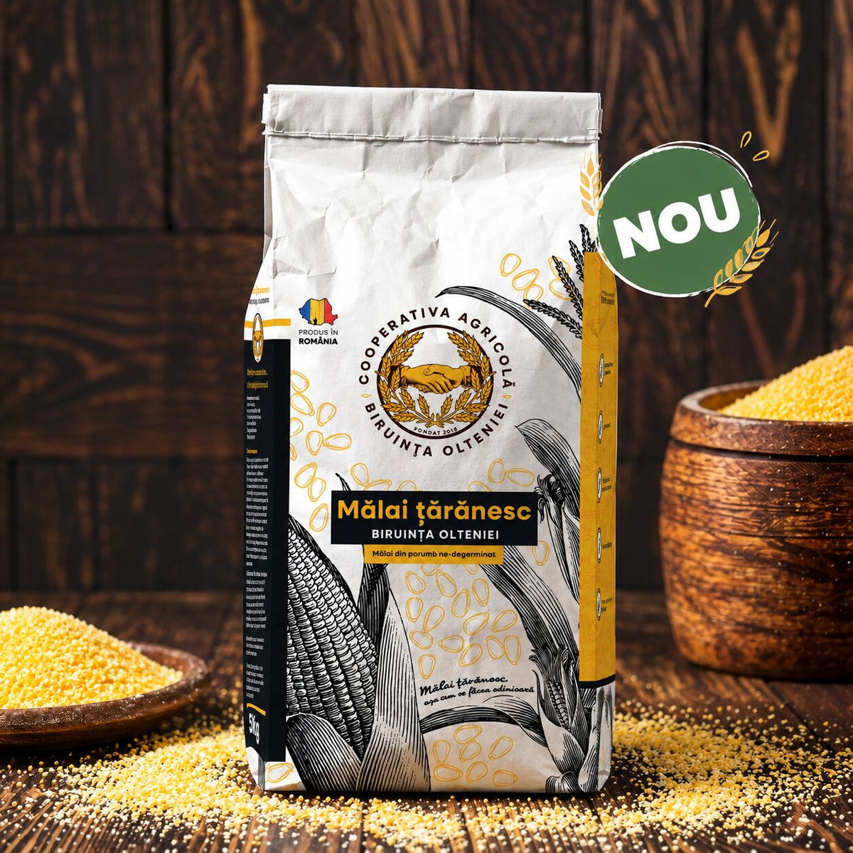Traditional Romanian Cornmeal Biruința Olteniei 3 kg - Available this Autumn